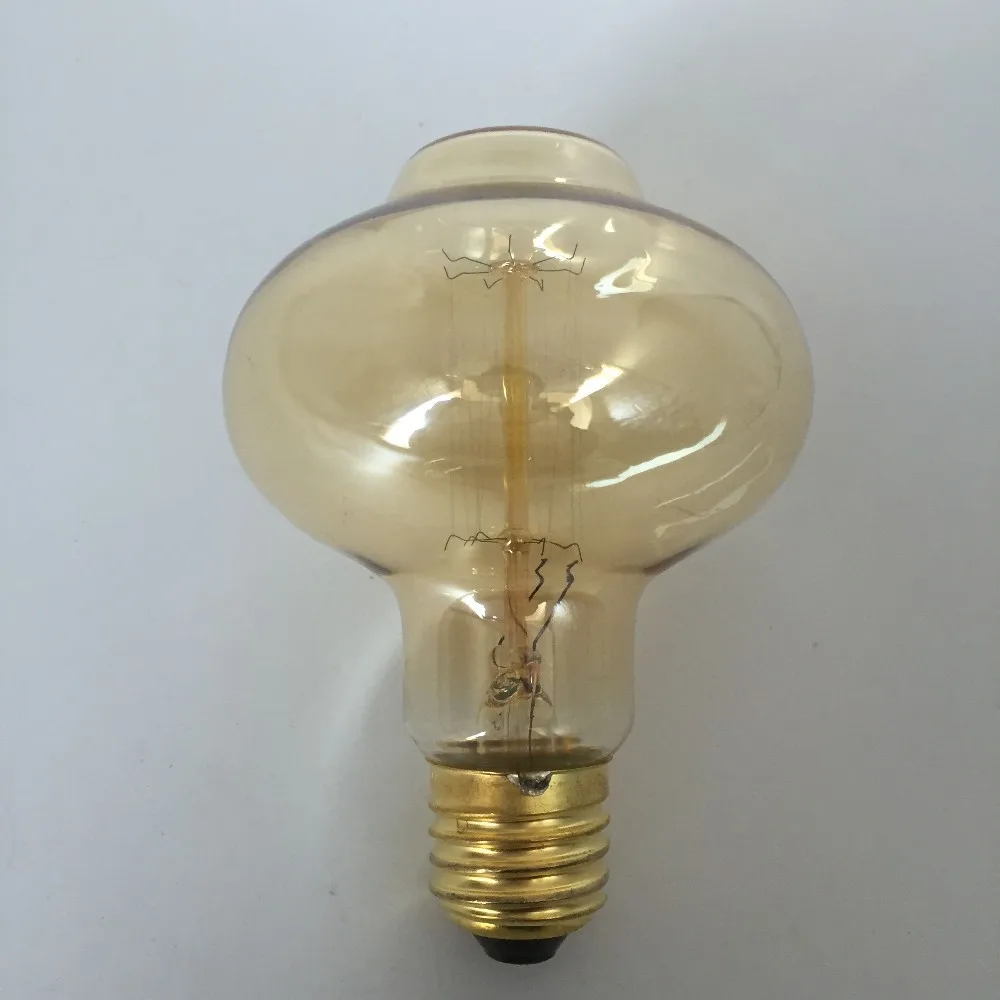 Vintage Edison Bulb E27 220V 40W Incandescent filament bulb Retro Edison Light Bulb L80 For Indoor lighting