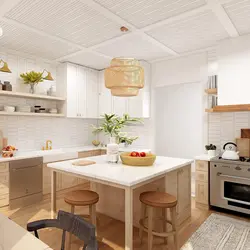 Hand woven bamboo chandelier natural rattan basket lamp Beige bamboo pendant light kitchen island lighting