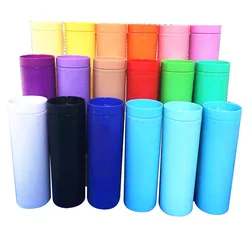 Hot Sale Cheap 16OZ Colorful Matte Double Layer AS Plastic Acrylic Tumblers with Straw