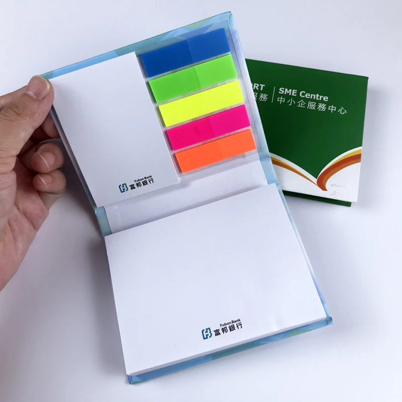 Customized Rectangular Square Notepad Booklet Converter Note Pad Mini Memo Pad Hardcover Sticky Notes Set for Students