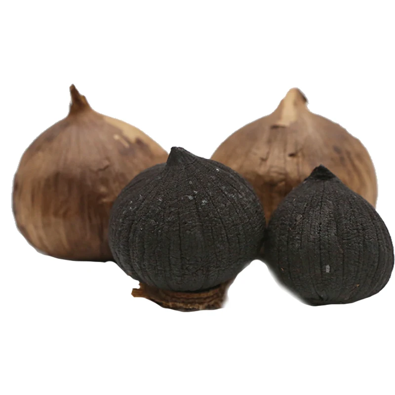 Whole Black Garlic Seasoning Bulbs Easy Peel Black Garlic Cloves All Natural Black Garlic