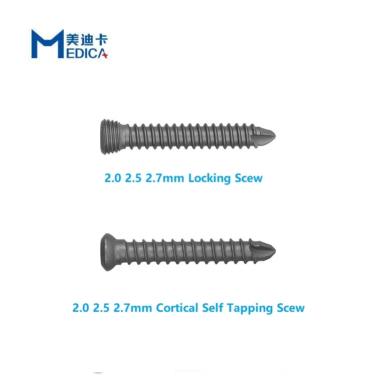 Hot Products Veterinary Orthopedic Implants TPLO 2.0/2.4/2.7/3.5  Ti Alloy Locking Screw