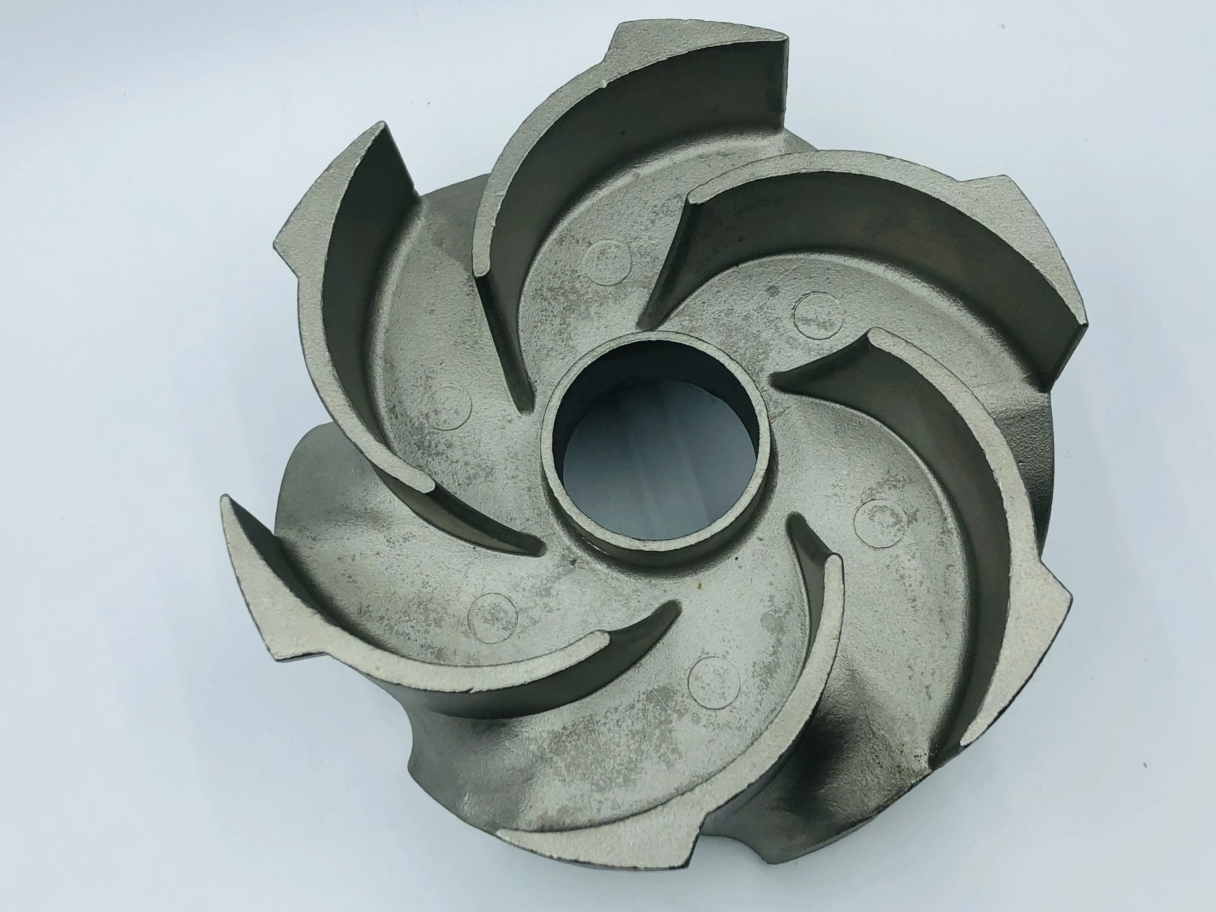 Customized Semi-Open Impeller Stainless Steel Casting Turbine Pump Water Pump Impellers Foundry