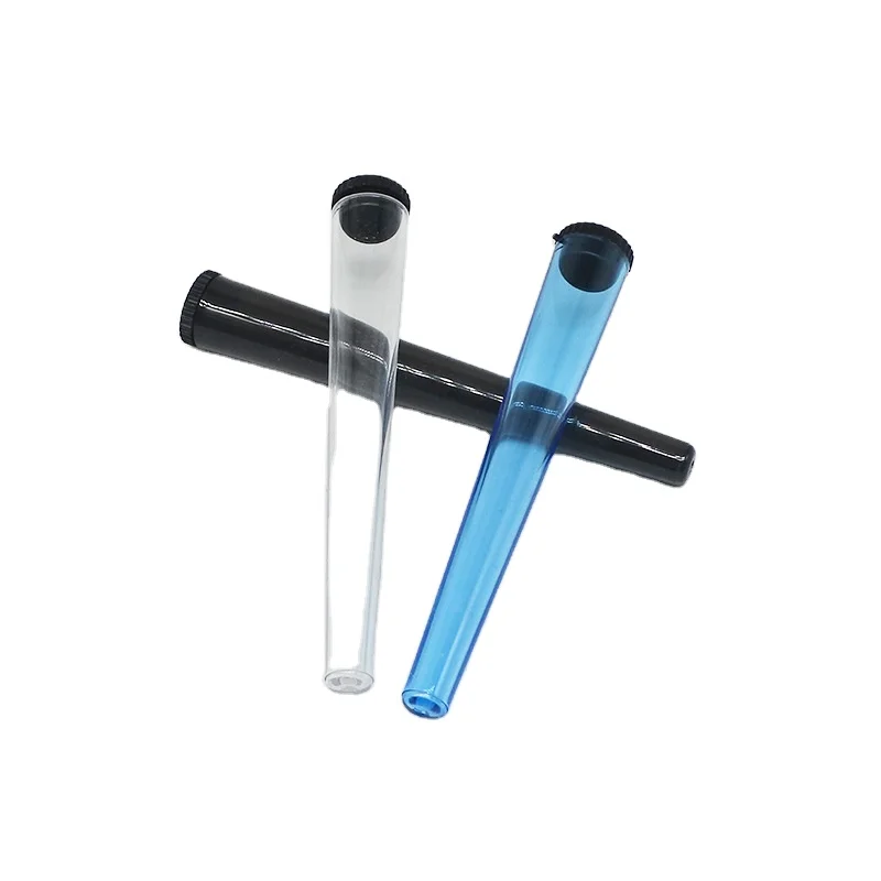 85mm 98mm 110mm 115mm 120mm conical Cone Tube Plastic Pop Top Tube Pre Packaging Airtight Roll Tube Cone Shape Plastic Pipes