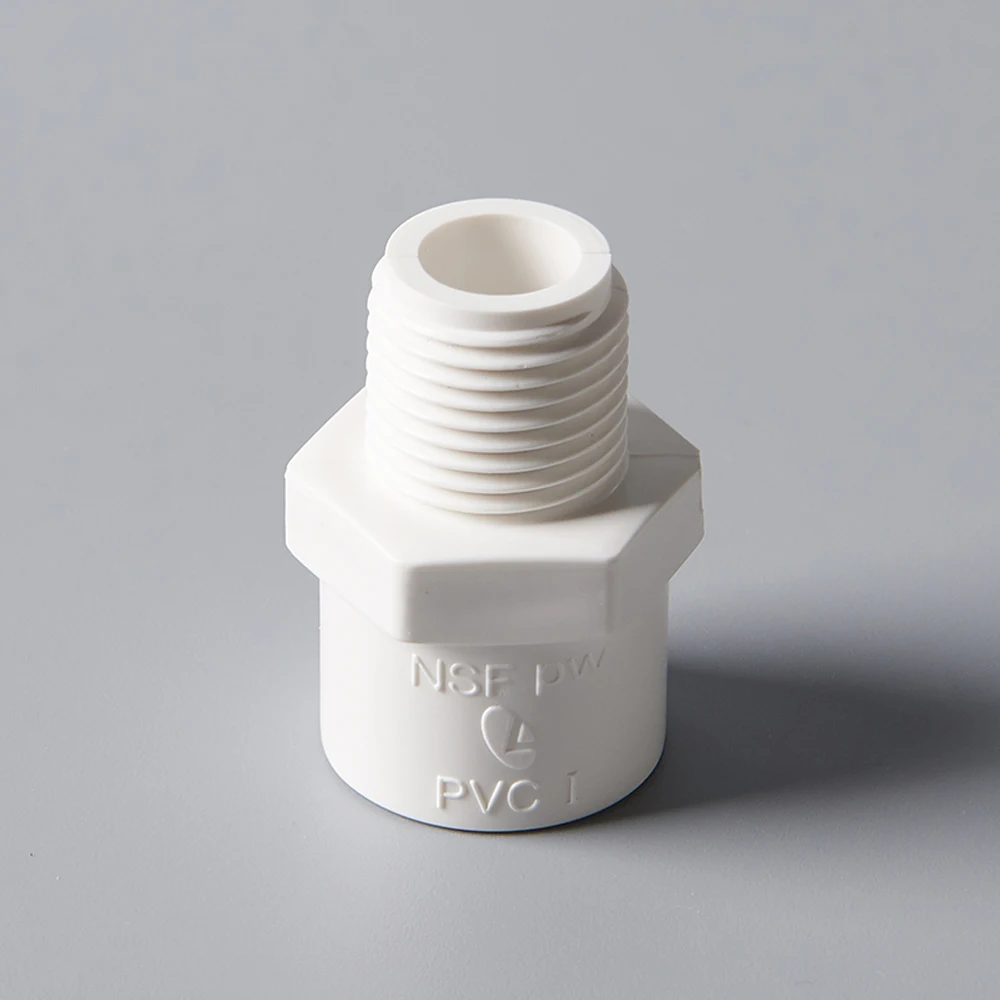 Pipe fittings pvc connectors US standard 3 inch thread male adapter