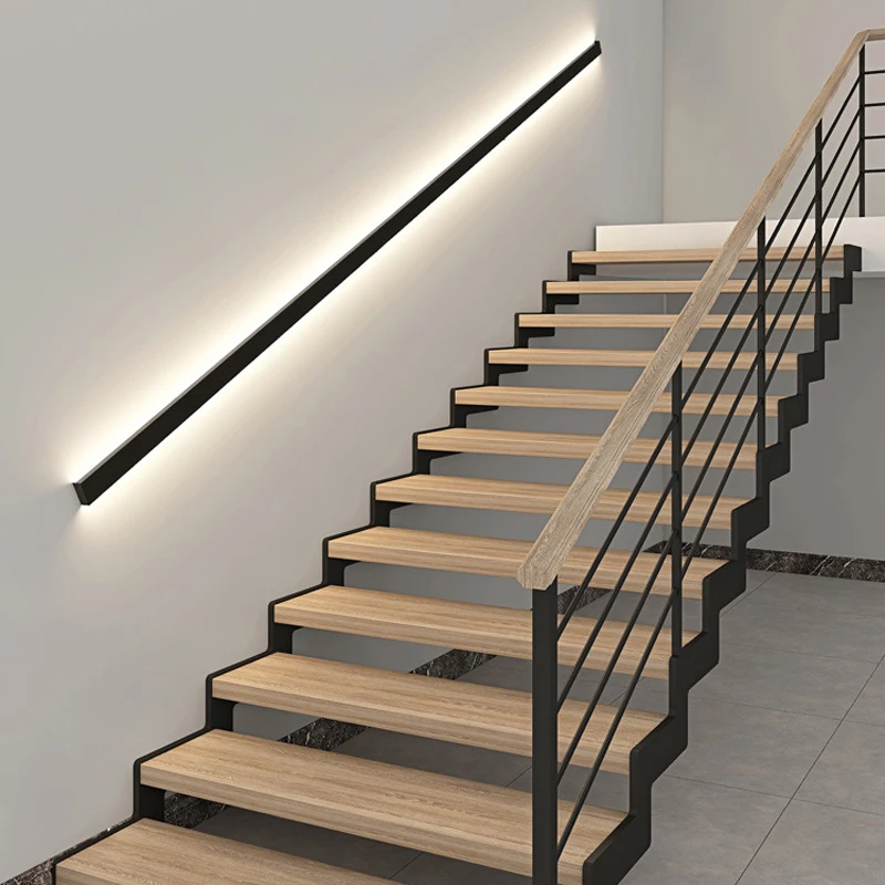 Hotel Villa Waterproof Garden Linear Long Strip Wall Sconce Outdoor Lighting Fixture Lamps LED Lights for