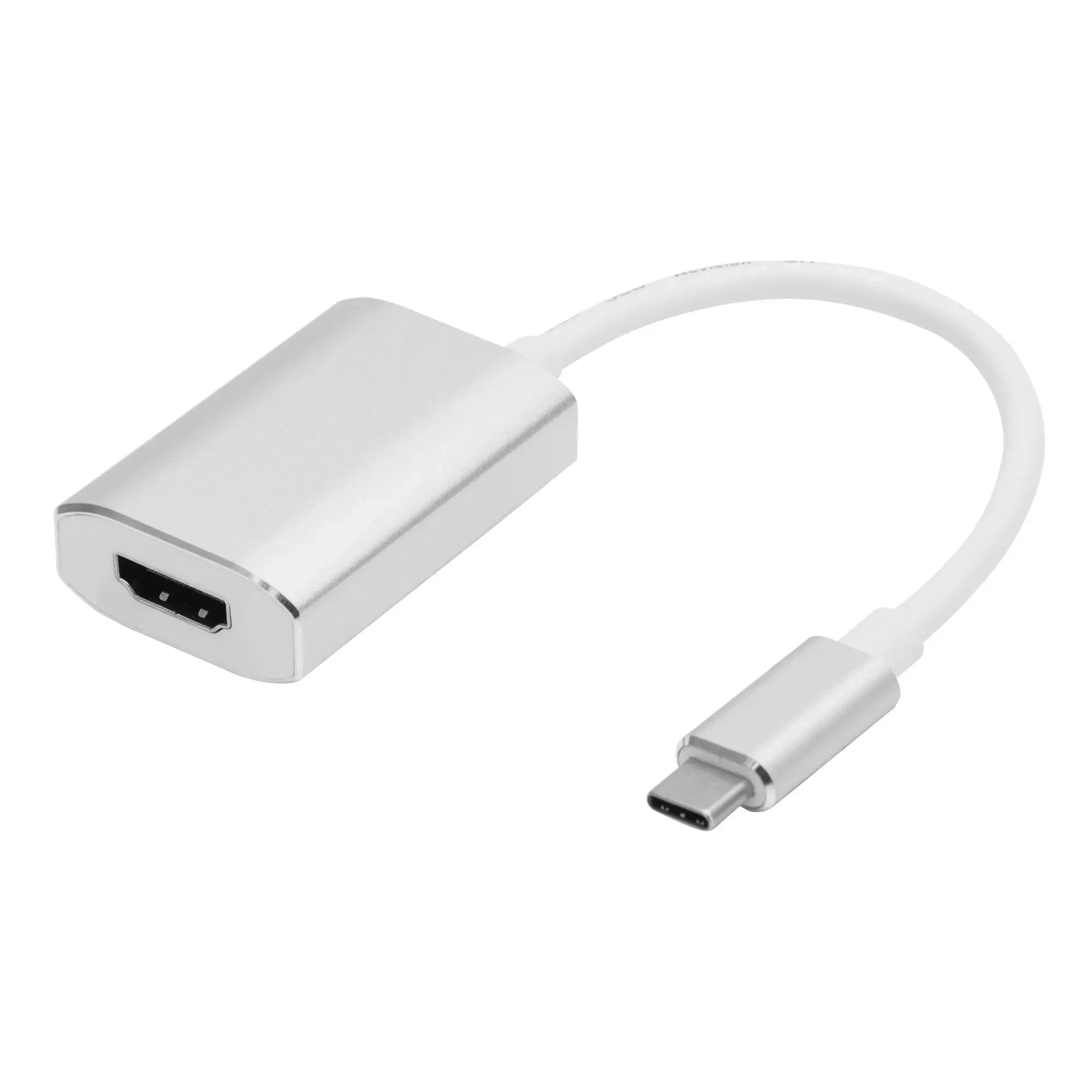 Aluminum metal shell type c to 4k@30hz 4k@60hz hdmi kabel usb c to 4k hdmi cable for Multimedia Mobile Phone Laptop