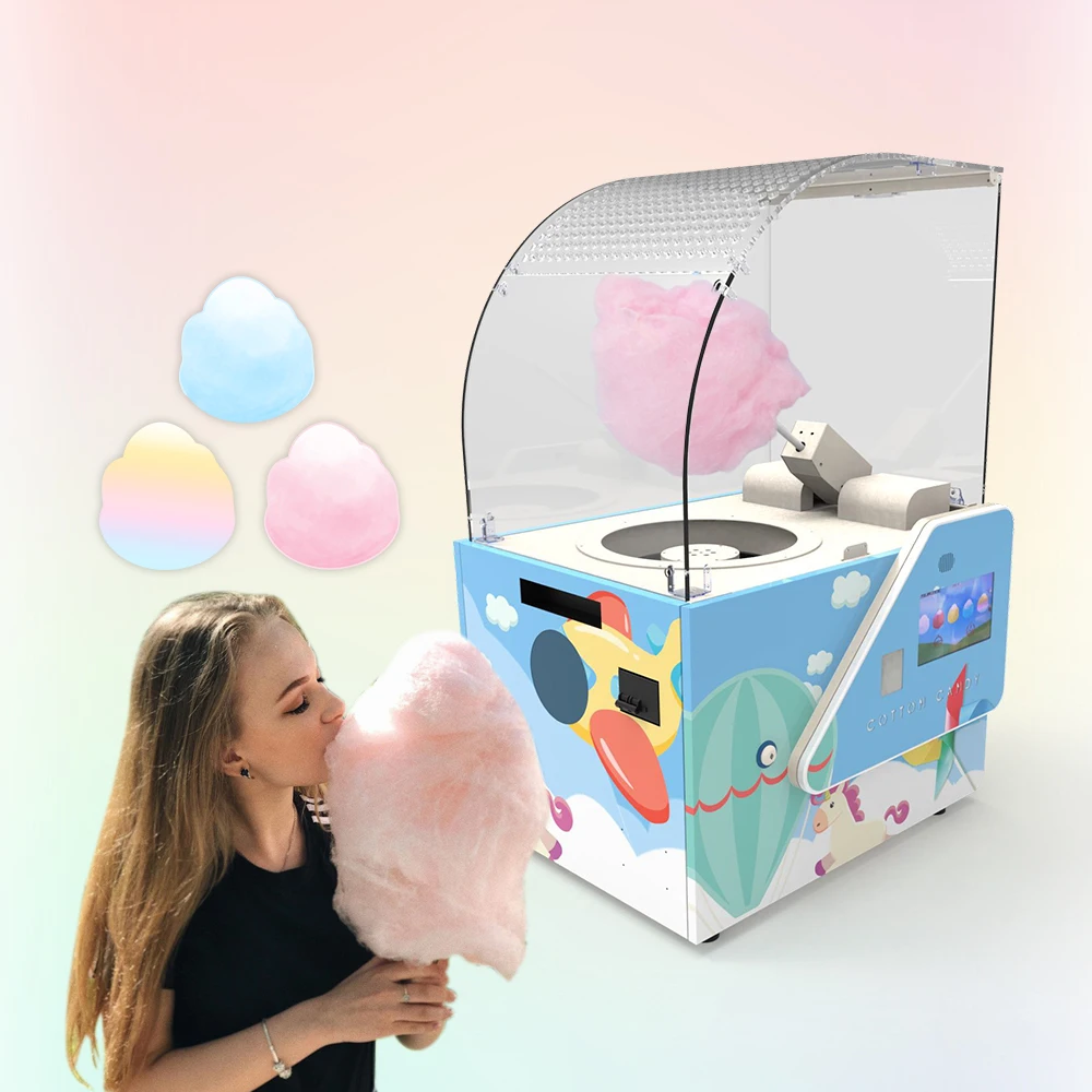 60s small vending machines portable 33kg mini cotton candy machine cotton candy makers for home business