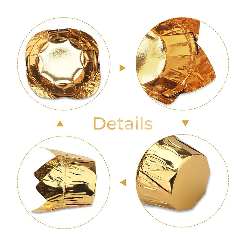 Wholesale High Quality Wedding Cake Tool Paper Or Foil Paper Cupcake Cups Liners Tulip Muffin Cups Cupcake Mold