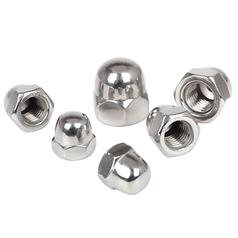Custom Standard Hex Domed Nuts Stainless Steel Cap Nuts