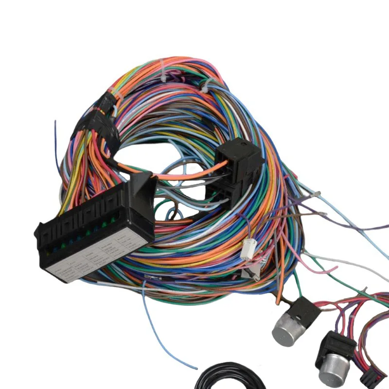 Wiring Harness Kit 20 Circuit Long Wires Hot Rod Painless Wiring Harness Kit for Chevy Hotrods Ford Chrysler