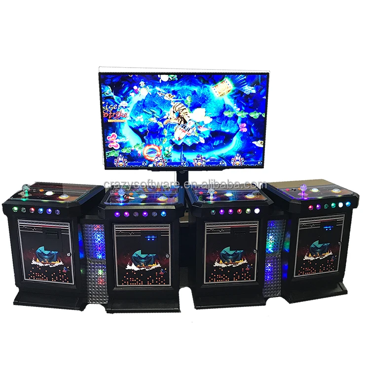 Hot Selling Customized 4 Players Fish Arcade Metal Skill Games Machine Voliber Thunder