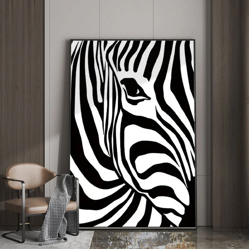 High Quality Large Hand painted Abstract Oil Painting of Funny Animals Pop Art Wall Art for Wall Decoration