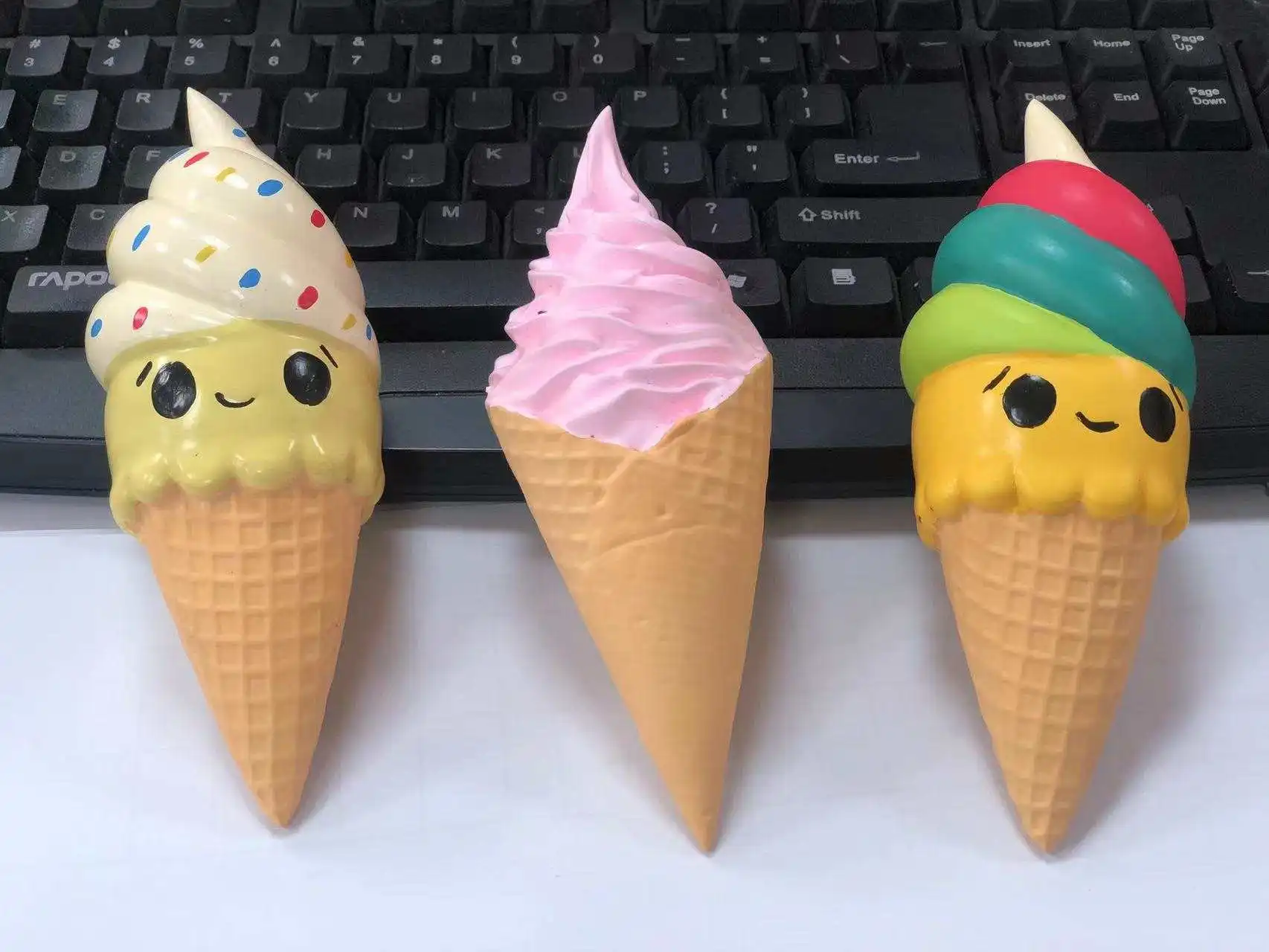 Dog Toy 2024  Free Sample Latex ice cream Customize Any Animal Pattern Latex Puppy Pet Toy