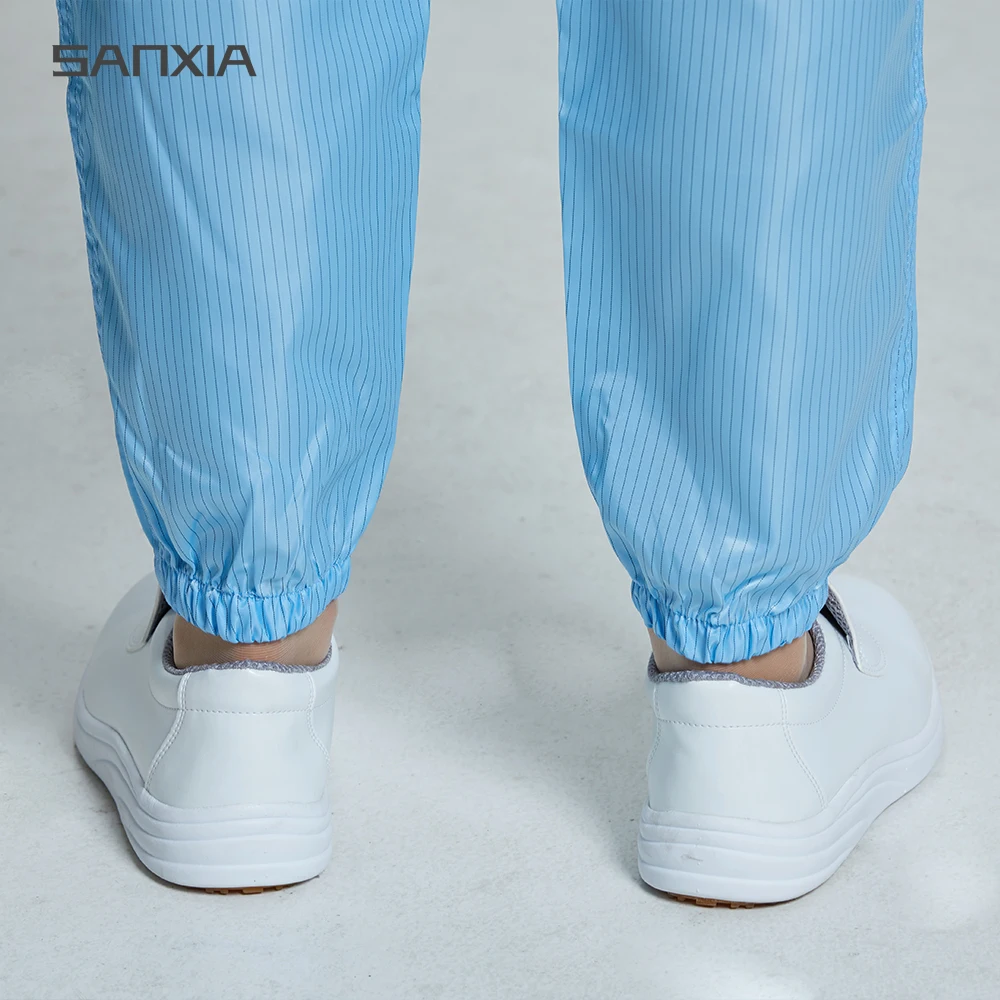 white anti static jumpsuit esd bunny suit clean room garments