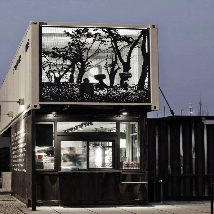 Luxury shipping 40 ft metal structure container office house for sale
