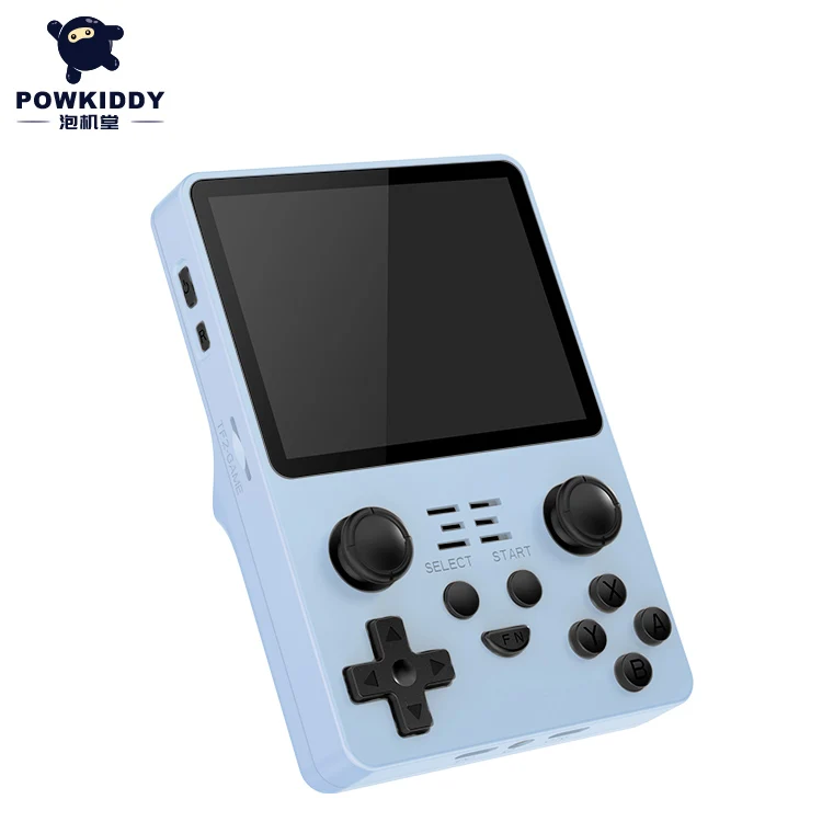 Stock Powkiddy Rgb20S Handheld Video Game Consoles 3.5-inch Ips Screen Portable Retro Game Player Dual Rocker Games Kids Gift