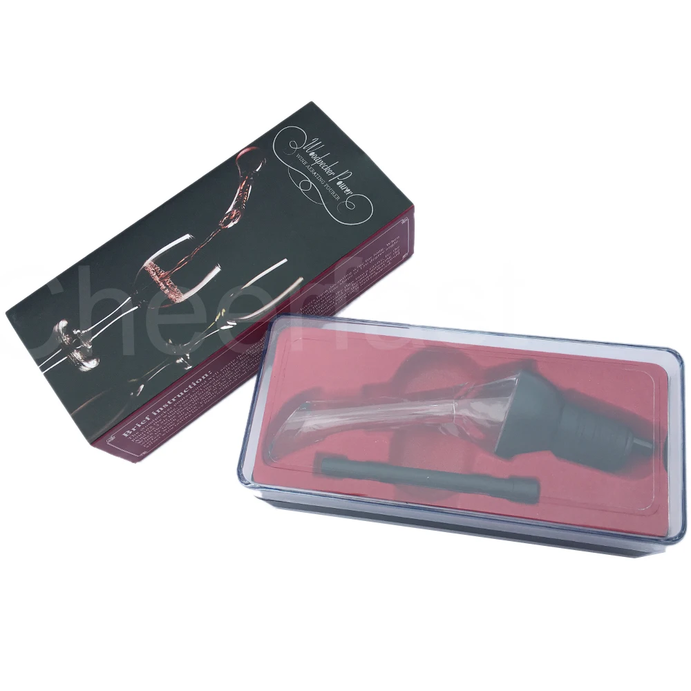 Muti Function Wine Bottle Aerating Pourer Spout Plastic Wine Pourer Decanter No Drip Reusable Red Wine Aerator And Pourer