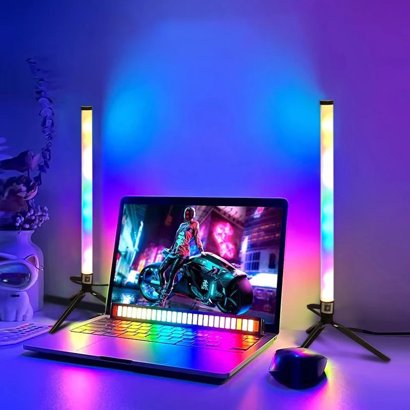 Rgb Colorful Photo 360 Portable Usb Rechargeable Fill Lamp Led Photography Handheld Wand Live Stream Video Wand Light Tube Stick
