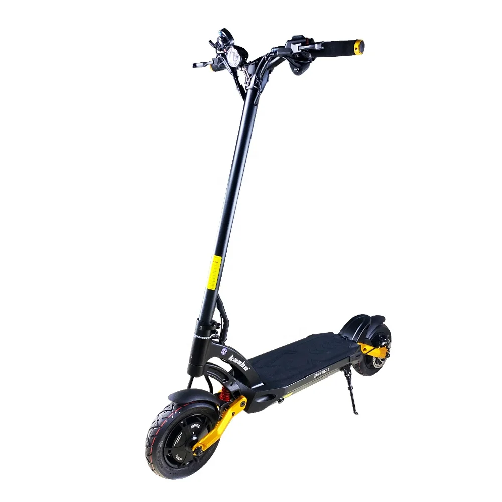 Original KB Mantis 10 60V 18.2Ah Gold Version 2* 1000W Dual Motor Easy Foldable Adult Official Kaabo Mantis 10 Electric Scooter