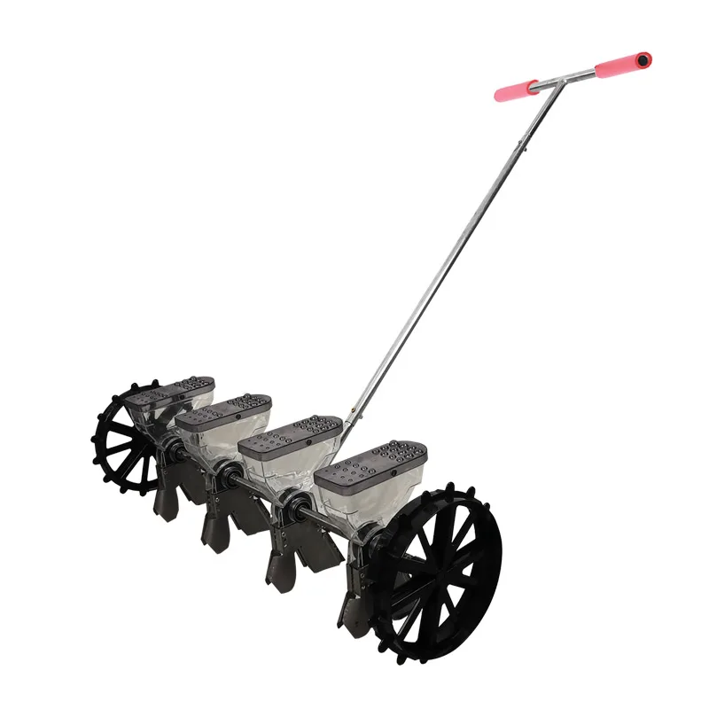 Hot-selling hand-pushed oil vegetable planter Multi-row semi-automatic planter for coriander, sesame and carrot