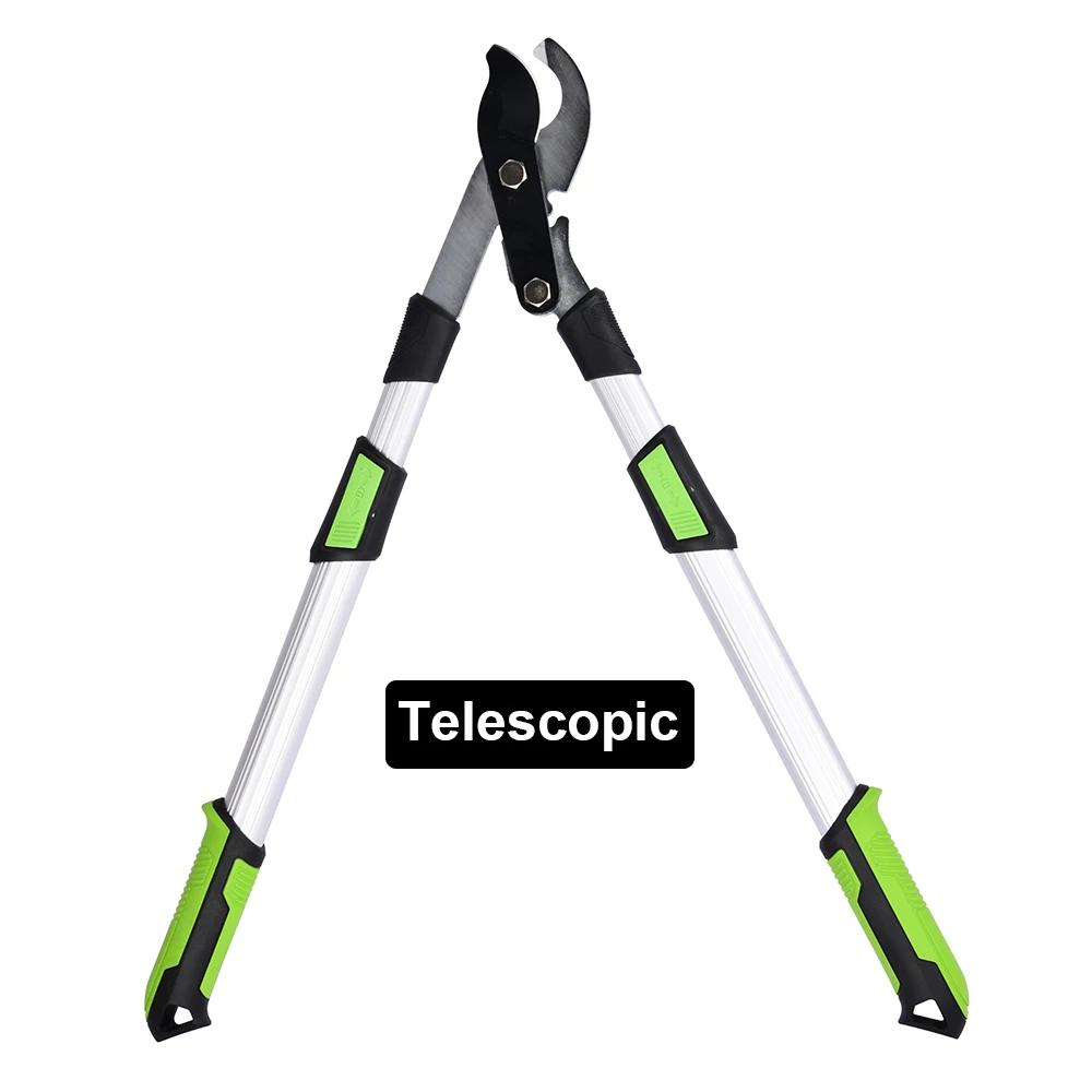 Winslow & Ross Telescopic Garden Tools Looper High Branch Ratchet Extendable Anvil Loppers with Aluminum Handle