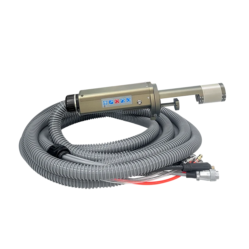 Automatic steel tube welding machine for heat exchangers with purely welded titanium tubes