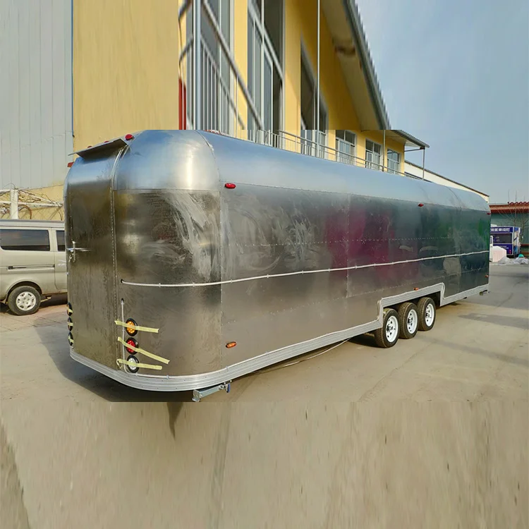 Best Price Grill Fryer Professional Food Vending Trailer Ice Cream Cart Street Mobile Kitchen Airstream Food Trailer