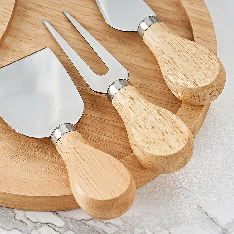 3 Pieces Cheese Knife Set Stainless Steel Cheese Slicer Cheese Cutter