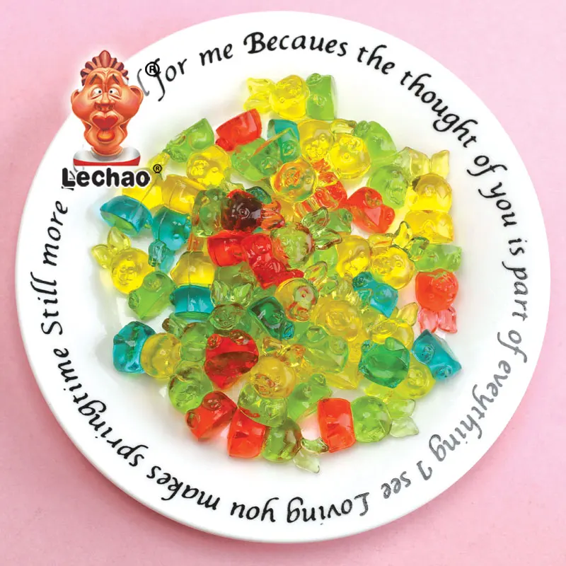 Chinese Snacks Halal Sweets 3D 4D Gummy Candy Bulk Confectionery Rabbit Shaped Jelly Gummy Candy