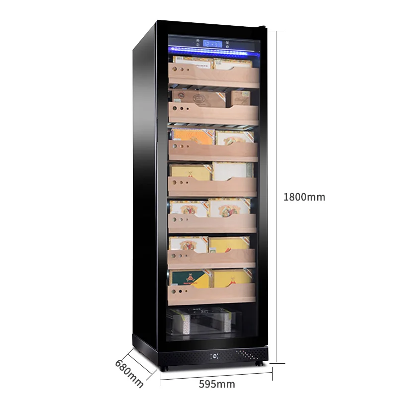 2000 Humidity Temperature Control Fuke Jifeng Verona Lubinski Cigar Cabinet Humidor For Dubai