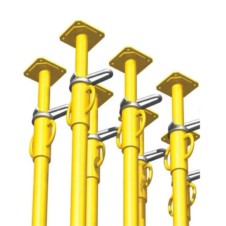 Galvanized Steel Acro Props Shuttering Jacks Steel Acrow Shoring Scaffolding Steel Prop For Building Construction