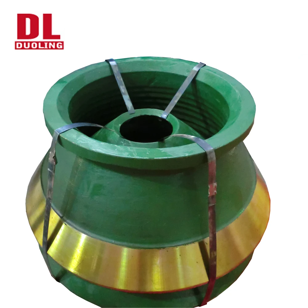 CASTING TELSMITH CONE CRUSHER PARTS BOWL LINERS, MANTLE AND CONCAVE