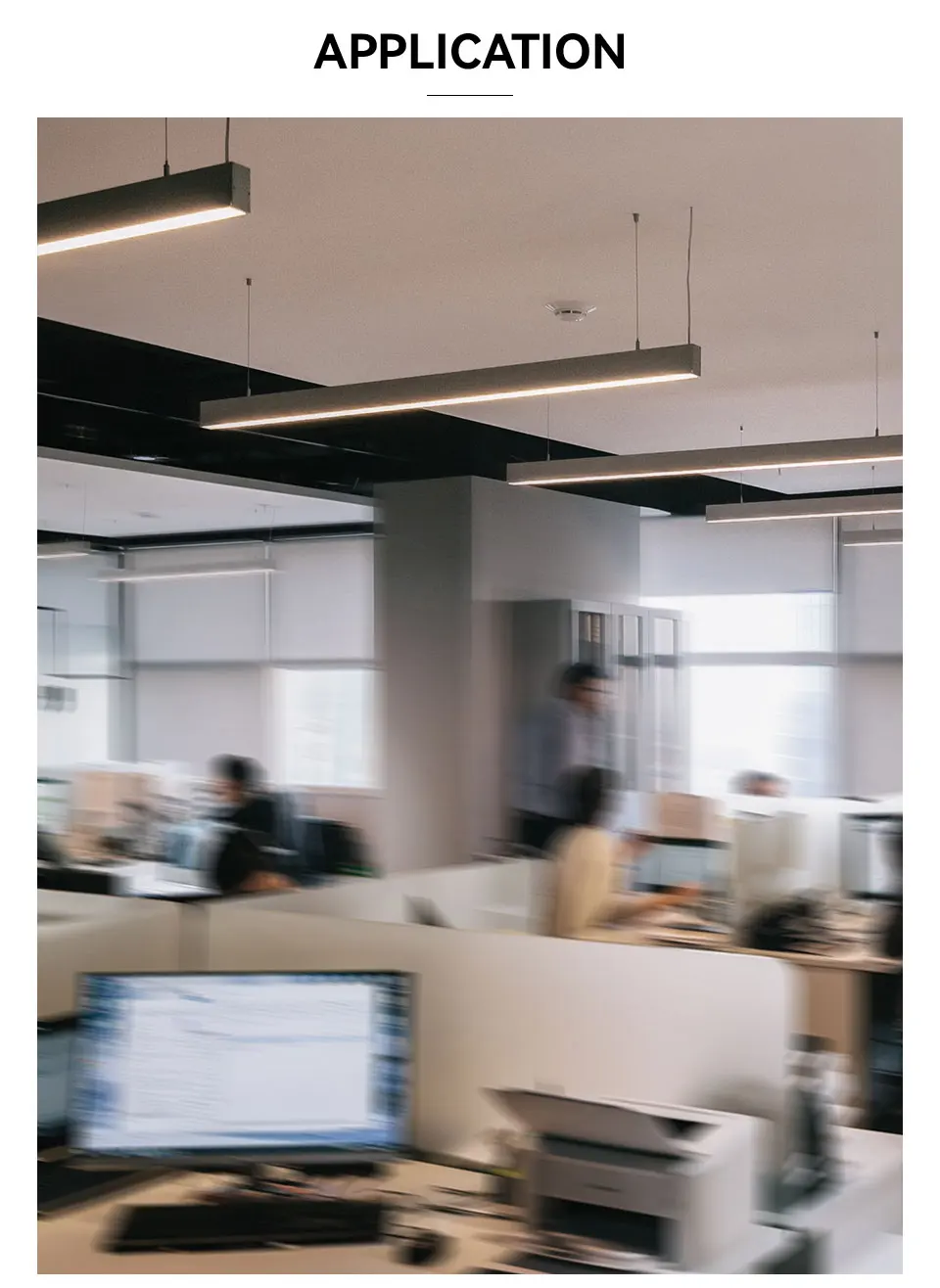 Hanging Light 38W 120lm/w Supermarket Linear Light LED Linear Lighting System