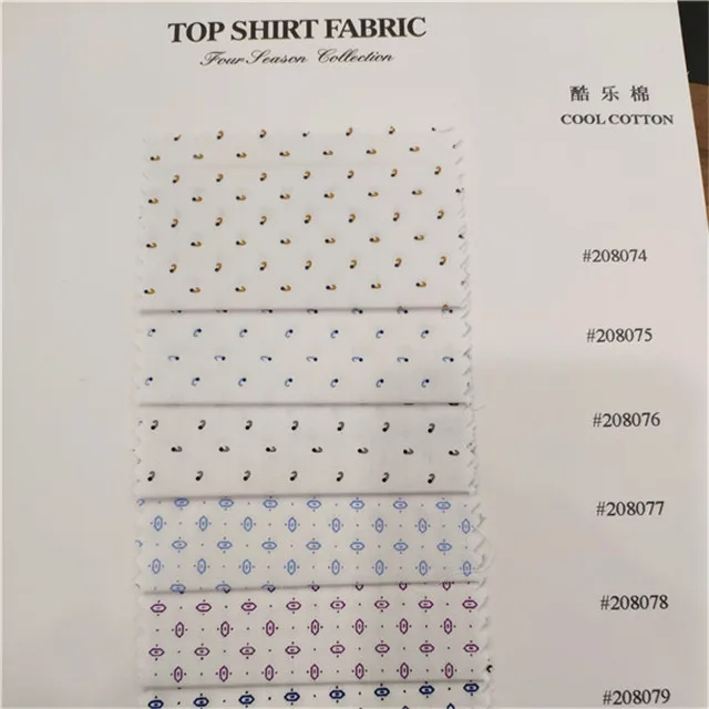 Новинка 2020, Тканое полотно с принтом для рубашек, в наличии