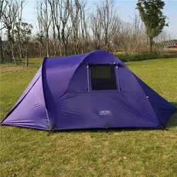 Wholesale Products China Tents Purple Color Family Size Dome 3 Man Camping Tents