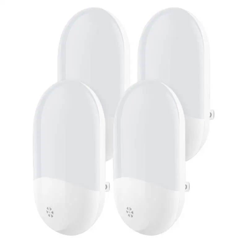 new design US EU Plug-in dusk to dawn sensor night lamp bedside lamp bedroom induction lamp LED energy-saving night light