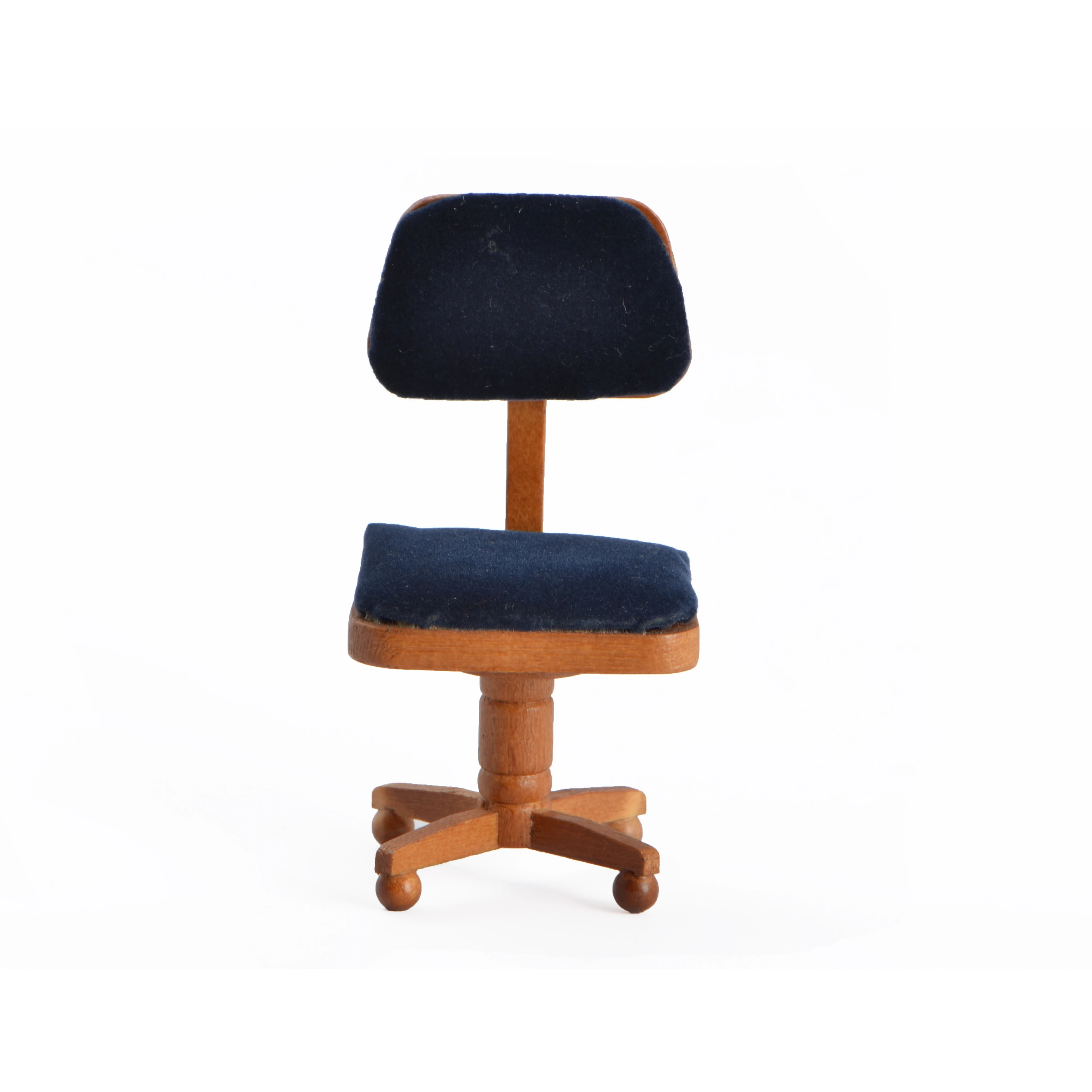 Doll house Office Chair Miniature Furniture Swivel Chair 1/12 scale Crafts micro scene ob11