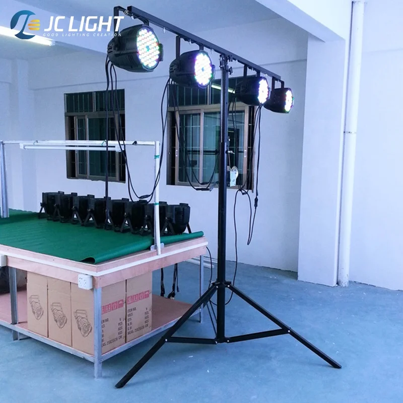 3m/4.5m single-layer/double-layer Adjustable Bracket Truss Lighting Stand Wedding Stage Event Led Par Light Stand With Tripod
