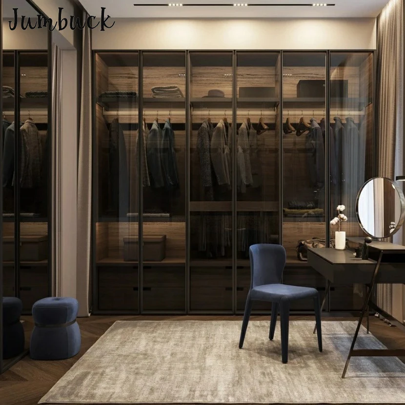 Цена производителя на заказ, турецкий стиль, настенный шкаф для спальни, цветные стеклянные двери walnet