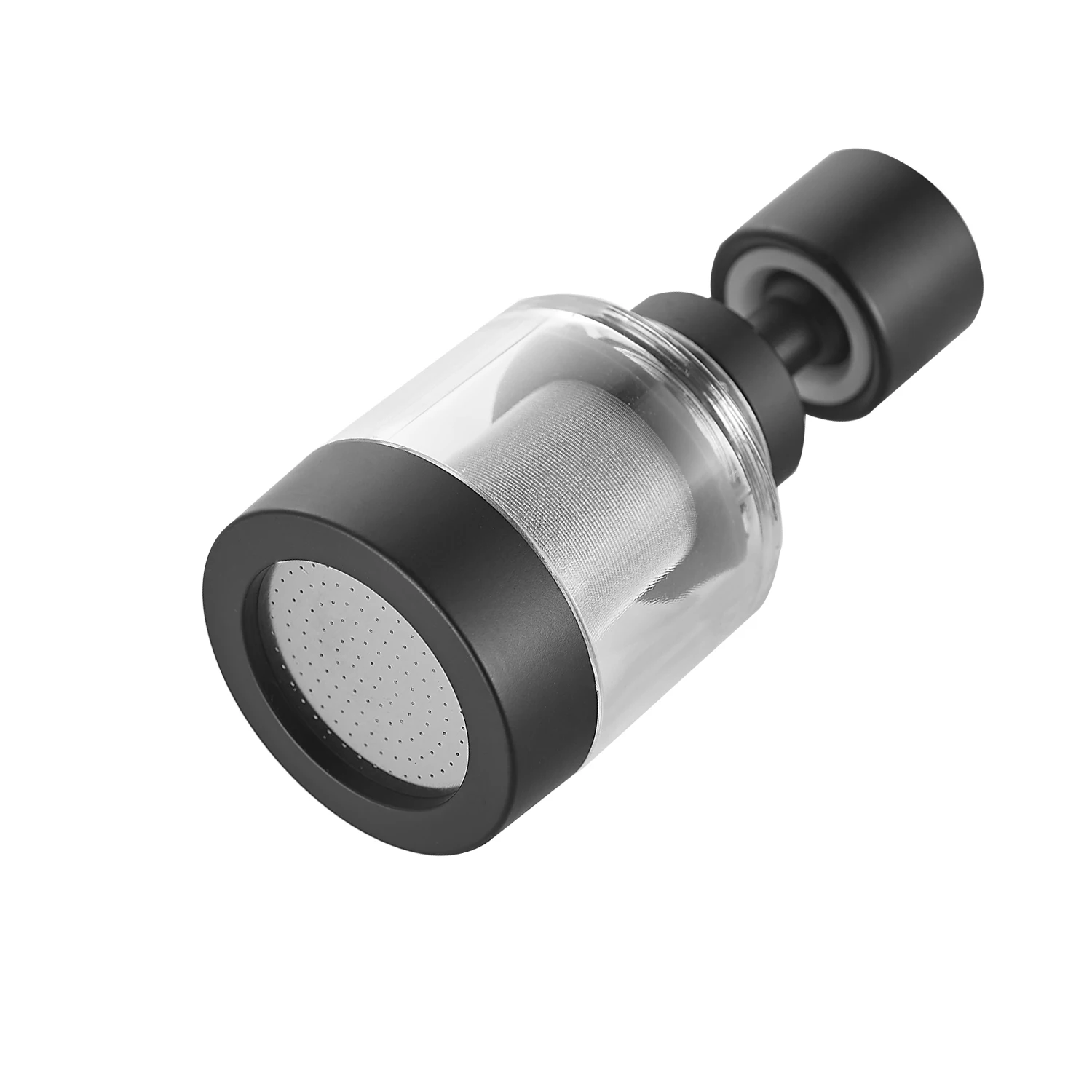 2024 New Kitchen and Bathroom Faucet Aerator Anti Splash Water Rotary Head Stainless Steel Pass Rate Mesh Filter Aerator