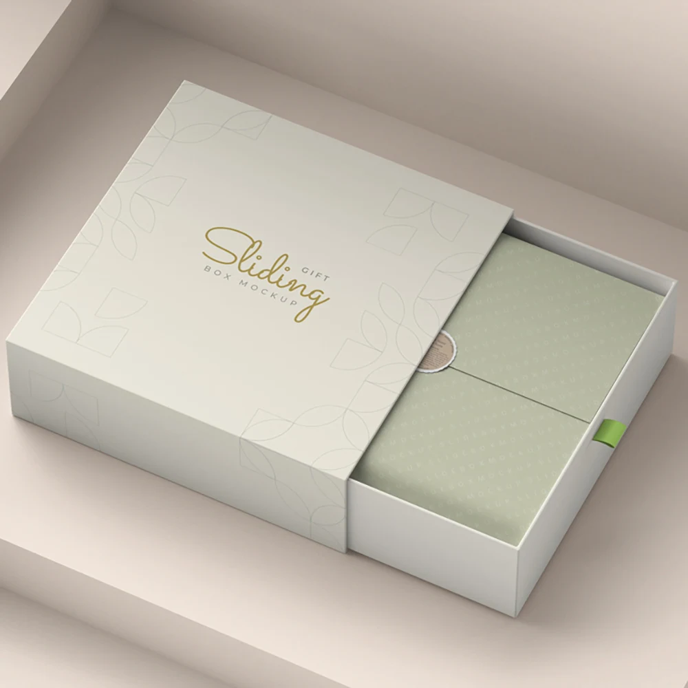 Изготовленный на заказ логотип Жесткий картон выдвижные ювелирные изделия Солнцезащитные очки бумажник ящик коробка прочные бумажные коробки для упаковки