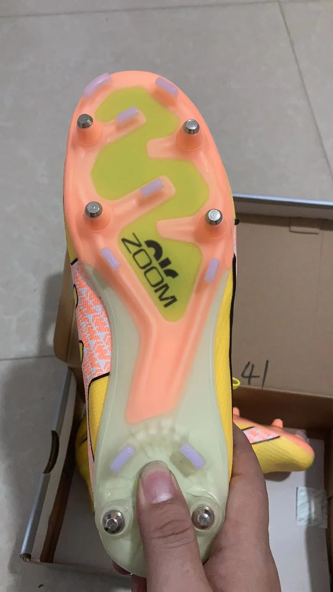 2023 newest brand high ankle mens phantom GX soft ground football soccer shoes cleats SG waterproof football soccer shoes boots