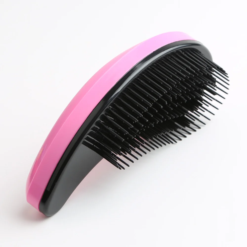 Private Label  magic detangling hair brush plastic magic scalp massage TT comb for woman