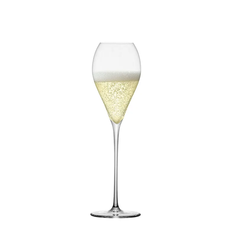 High quality lead-free crystal champagne glasses flutes cusrtom goblet flute glasses champagne
