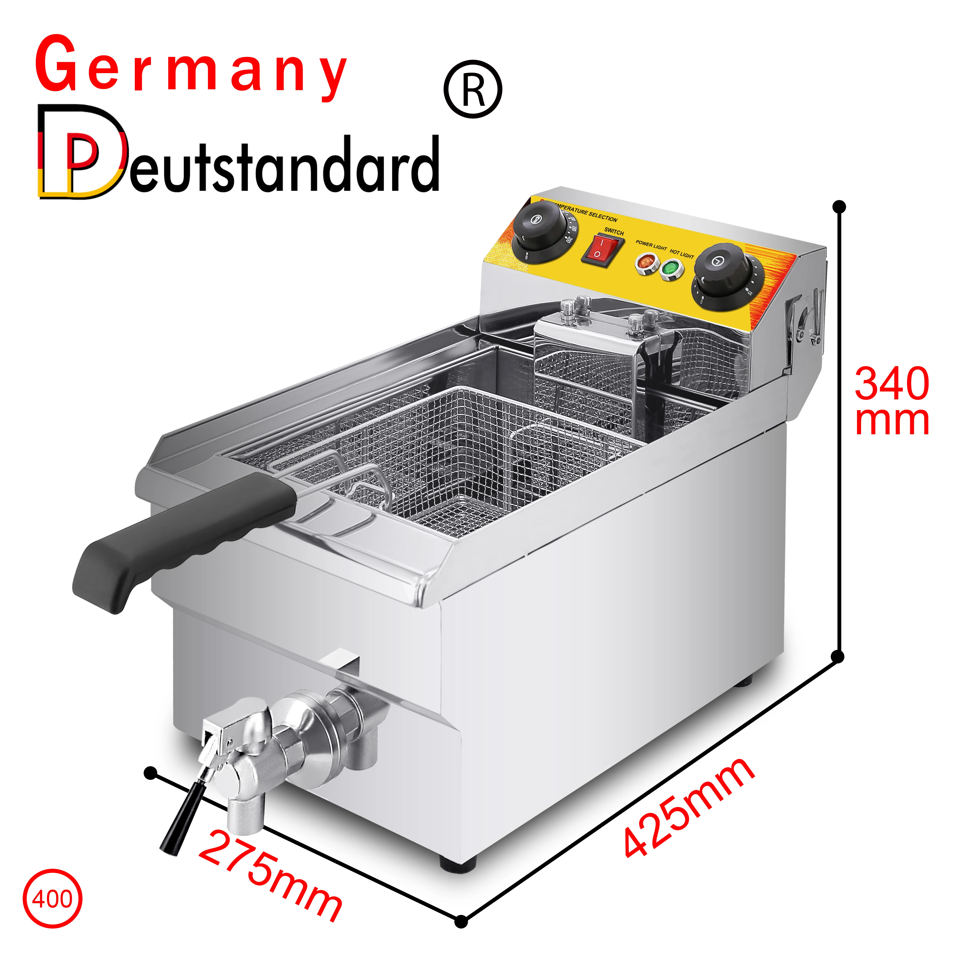commercial deep fryer electric deep fryer with 11.5 liter