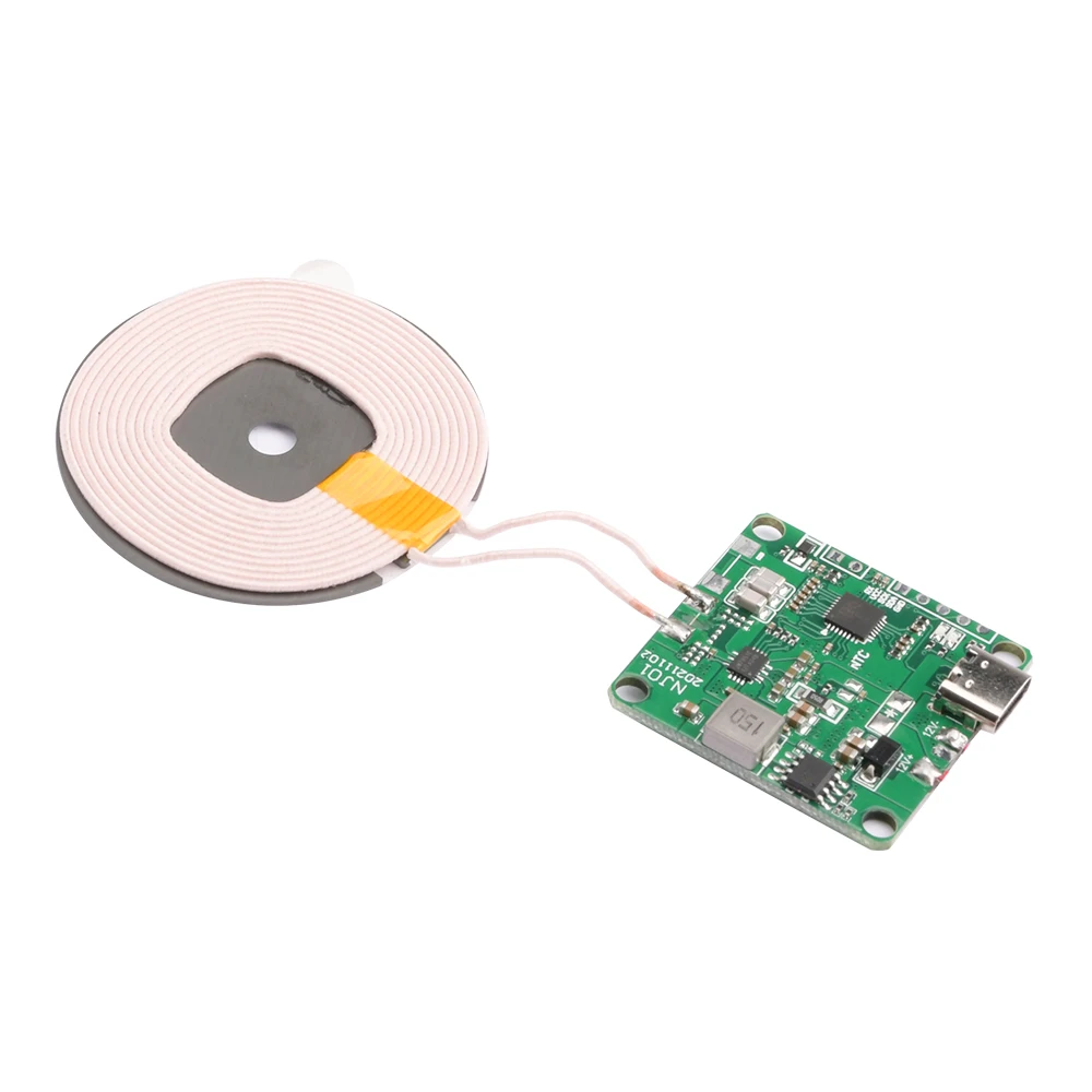 Модуль передатчика беспроводной зарядки DIYMORE высокомощный тип-C 0-8 мм 0-10 20