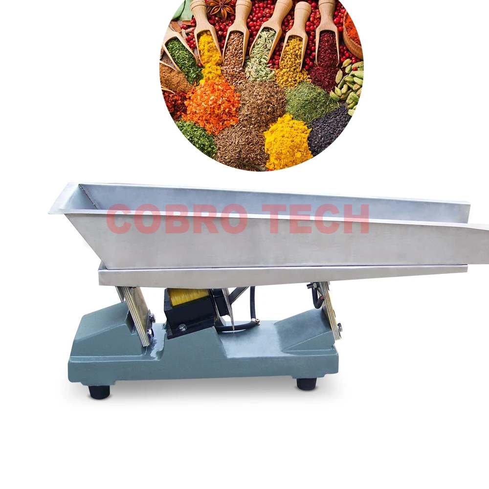 Customized tray explosion proof food grade vibratory magnetic conveyor