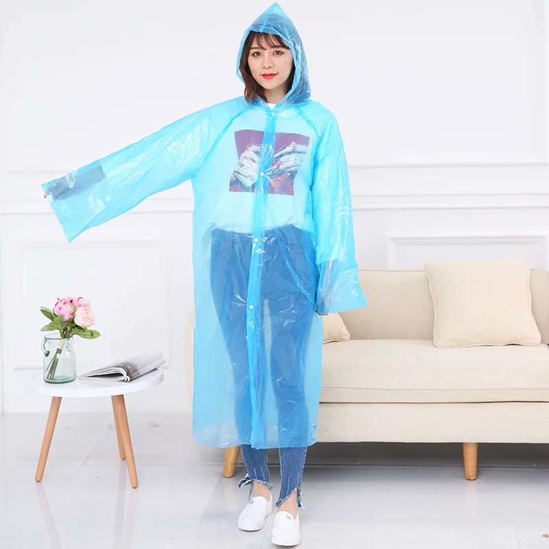 
 Для отдыха на открытом воздухе разовый дождевик для взрослых оптом утолщенной одноразовые пончо унисекс завод-изготовитель 4 вида цветов на выбор  