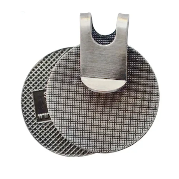 High Quality Custom Three Pieces Magnetic Golf Hat Clip Ball Marker Hat Clips Metal Golf Accessories